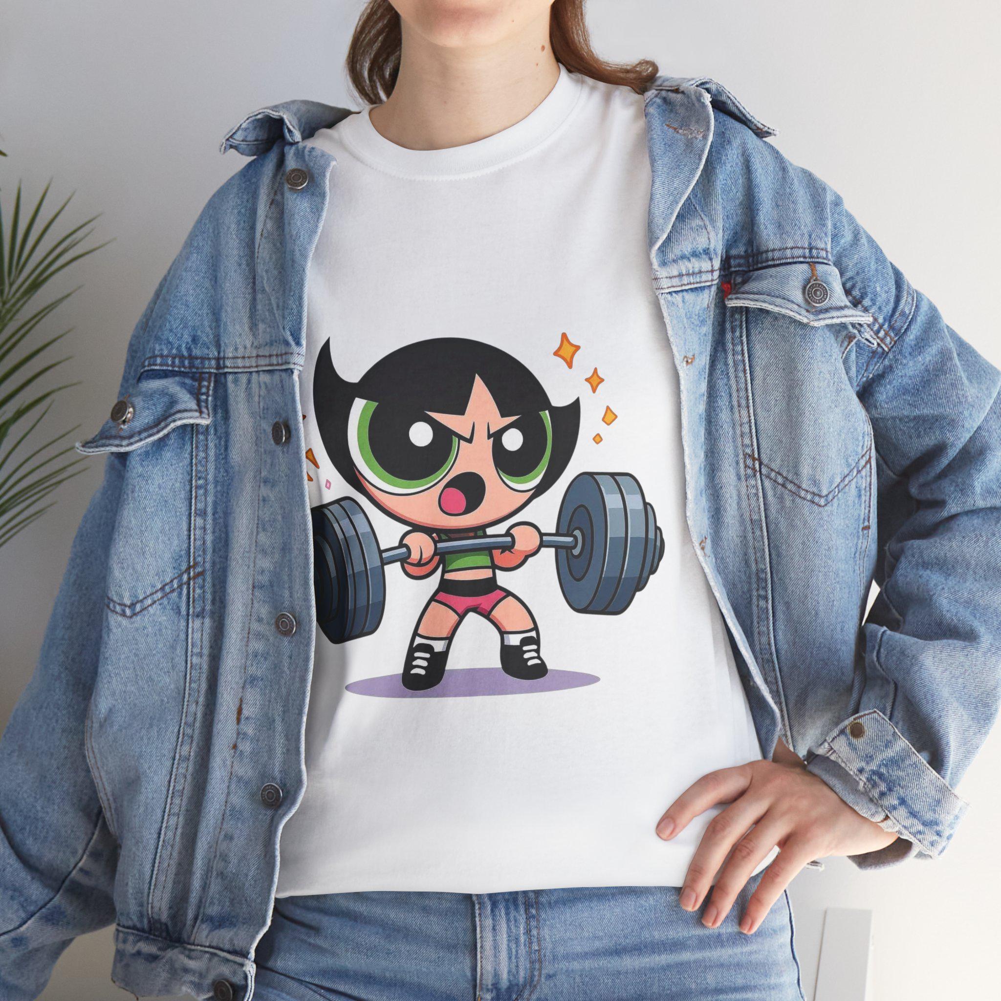 Camiseta Cartoon Network PowerPuff Girls Buttercup - Producto Oficial, Tela Ligera, Corte Clásico
