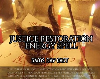 Justice Restoration Energy Spell for Fairness Balance and Karma Alignment