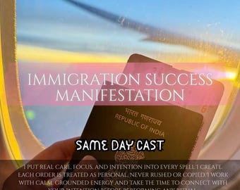 Immigration Success Manifestation Spell for Smooth Approval, Positive Outcome, and Travel Opportunities