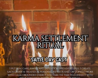 Karma Settlement Ritual Spell for Balance, Fairness, and Energetic Resolution