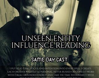 Unseen Entity Influence Reading Spell – Detect Hidden Energetic Presence, Spiritual Influence & Aura Awareness