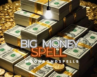 Grand sort d'argent - Rituel numérique de richesse massive, de fortune et de prospérité illimitée