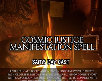 Cosmic Justice Manifestation Spell for Karmic Balance, Fairness, and Energetic Alignment