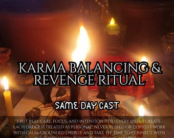 Karma Balancing & Revenge Ritual Spell for Energetic Alignment Fairness and Retribution