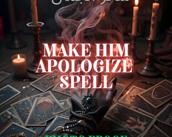 Sort d'excuses le même jour – Rituel du regret et du remords | Mettre fin au silence Réconciliation | Rapport de sortilège numérique personnalisé