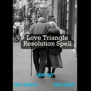 Hechizo para resolver triángulos amorosos / Acaba con la confusión, restaura la lealtad y revela el verdadero camino del amor