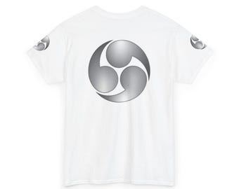 T-shirt graphique argenté Tomoe