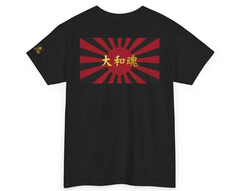 Yamato Spirit Tee T-shirt graphique drapeau japonais soleil levant