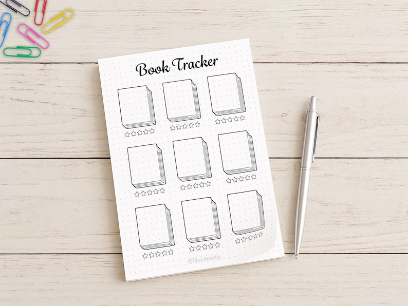 Bookshelf Book Tracker Printable | Reading Log (digital Download) - Etsy