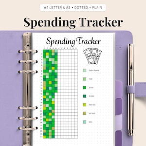 Spending Tracker Printable – Budget & Expense Log PDF (A4 and A5)