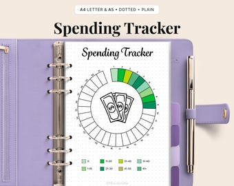 Spending Tracker Printable | Expense Tracker Journal Page | Budget Tracker Printable | Monthly Spending Log | Bullet Journal Finance Page
