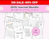 2026 Bullet Journal Kit | A4 A5 Printable Planner (Digital Download)