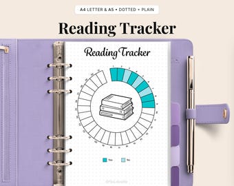 Reading Tracker Printable | Book Tracker Journal Page | Reading Log Printable | Bookshelf Reading Tracker | Bullet Journal Reading Log