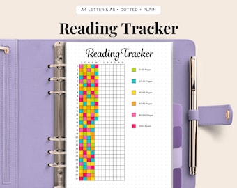 Reading Tracker Printable – Book Log & Journal PDF (A4 and A5)