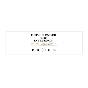 Driver Under The Influence Car Decal - BookTok Romance Reader Gift image 4