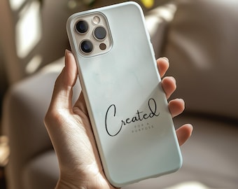 Created For A Purpose MagSafe phone case, iPhone 17 16 15 14 13 Pro Max Plus, Religious Gift, Christian Phone Case