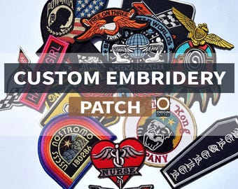 Patch bordado personalizado, patch com seu logotipo, patch termocolante, patch para costurar, patch personalizado com velcro para bonés, patch personalizado com nome, patch para jaqueta