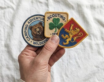 Vintage Collectible Woven Patch, Retro Embroidered Badge, 60s 70s 80s Nostalgia Patch, Iron On Sew On Patch, Gift for Vintage Lovers
