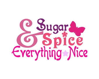 Azúcar y especias y todo agradable SVG