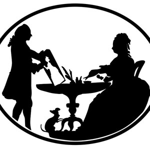 18th Century PaperCut SVG File
