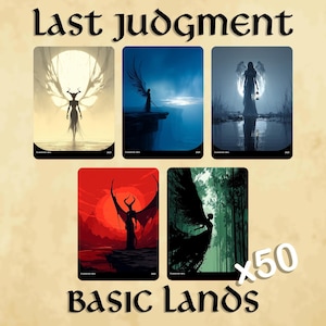 Basic Land Proxies - Last Judgment