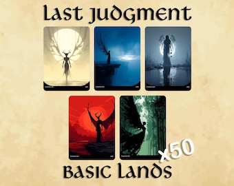 Basic Land Proxies - Last Judgment