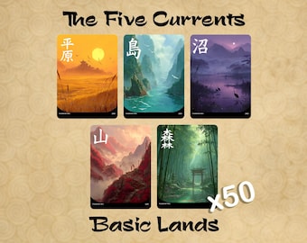 Basic Land Proxies - The Five Currents