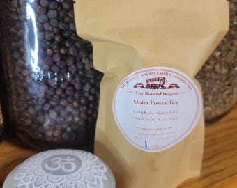 Té de hierbas Quiet Power Calm Focus / Centella asiática, tulsi, melisa