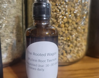 Tintura de raíz de gordolobo 56 g / Apoyo herbario tradicional / Remedio herbario de los Apalaches