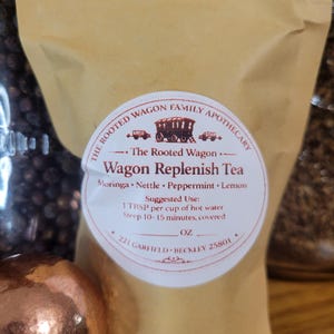 Moringa Nettle Herbal Tea | Wagon Replenish Mineral Blend