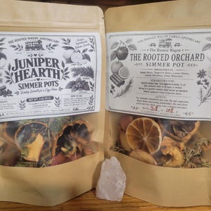 Woodland & Orchard Simmer Pot Bundle | 2 Natural Home Fragrance Blends | Juniper Hearth + The Rooted Orchard