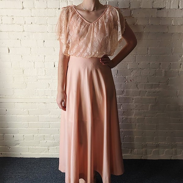 Peach Prom Dress - Etsy