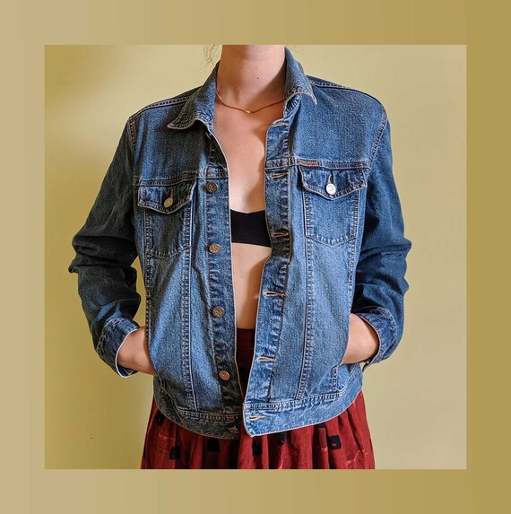 calvin klein jean jacket womens