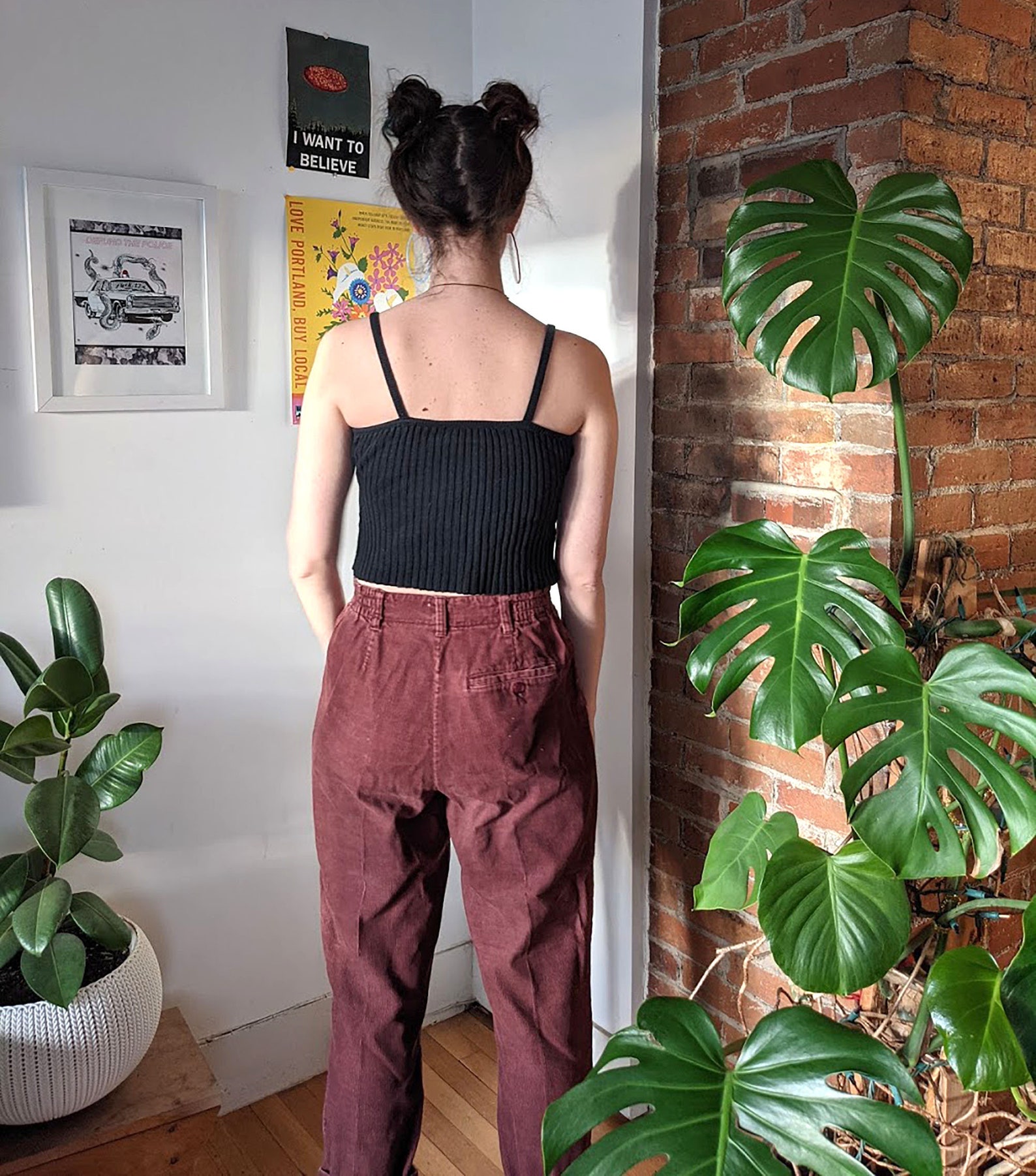 80s 90s Vintage LLBean Corduroy Pants Womens Trousers Size 80s 90s Vintage LLBean Corduroy Pants Womens Trousers Size