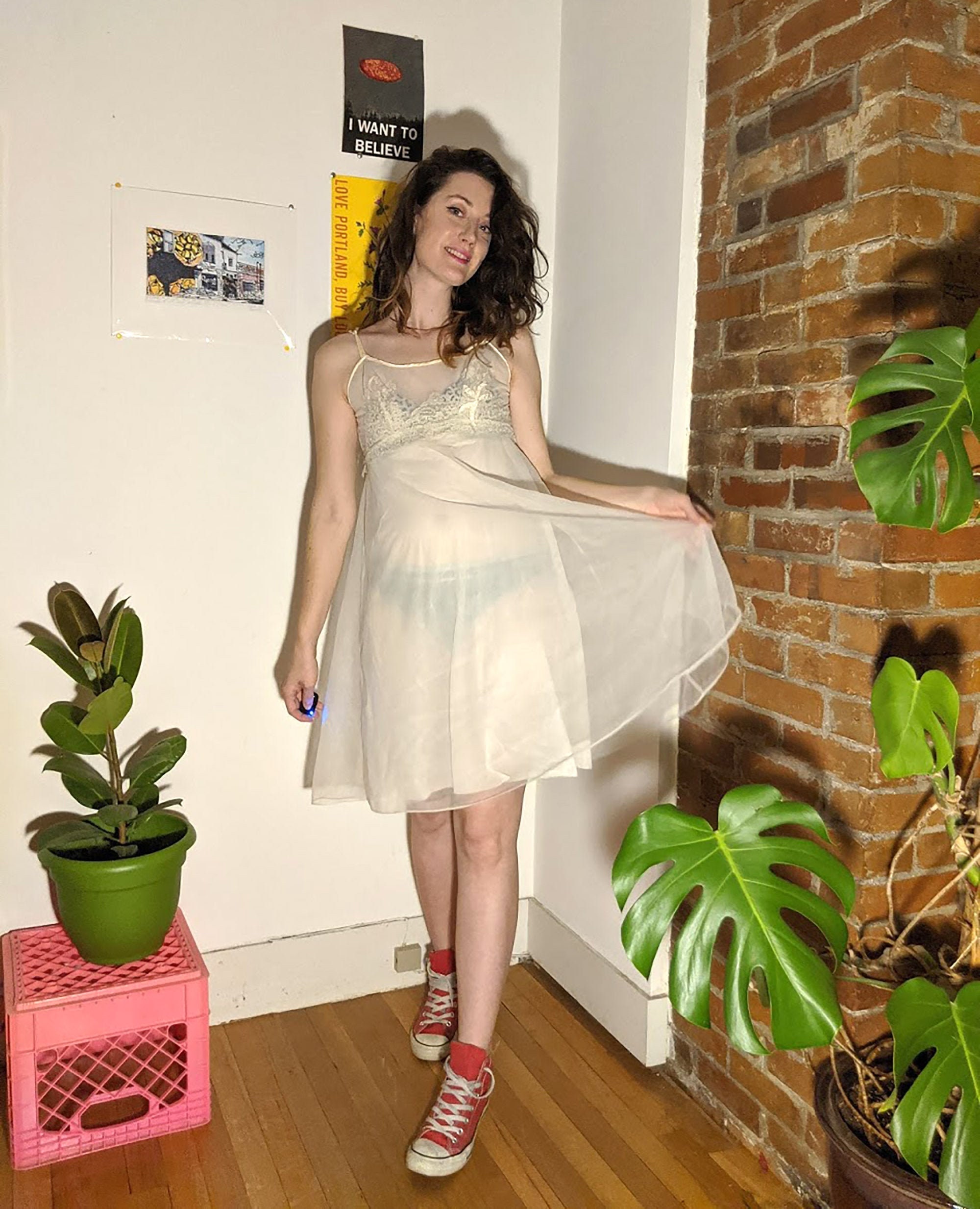 50s 60s Sexy Sheer Slip Dress USA Negligee Lingerie - Etsy Canada