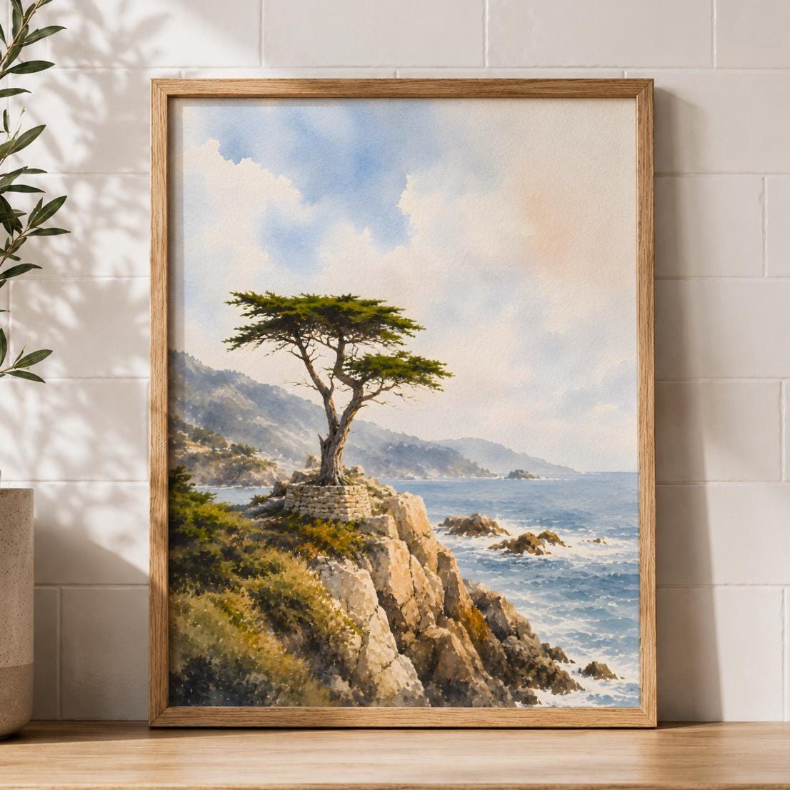 Pebble Beach Water Color - Etsy
