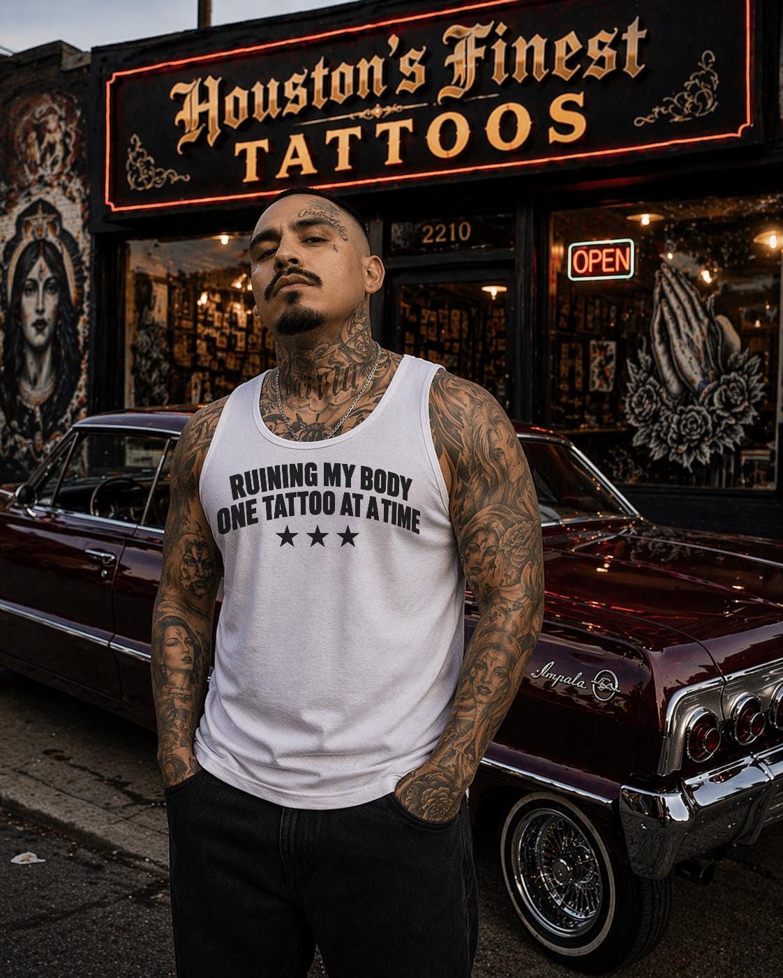 Mans ruin tattoo - Etsy 日本