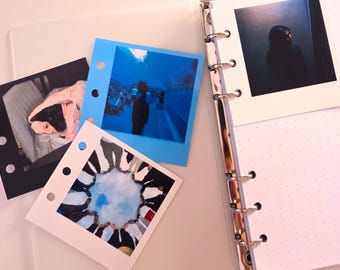 Custom Polaroid Insert – 3-Hole Punch, A5/A6 Binder