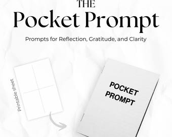 Pocket Prompt | Printable Journaling Inserts (Digital Download)