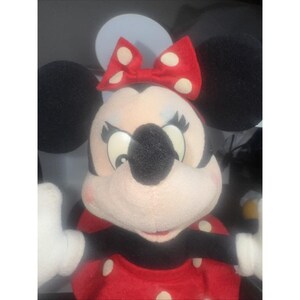 Vintage 1982 Minnie Maus Plüsch aus Tokyo Disneyland 11 "Mit beweglichen Armen Bild 3