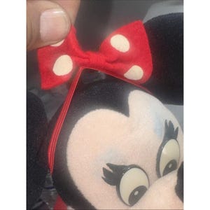 Vintage 1982 Minnie Maus Plüsch aus Tokyo Disneyland 11 "Mit beweglichen Armen Bild 7