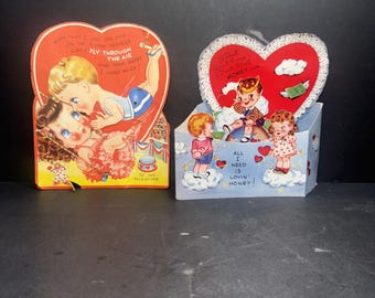 Vintage GROTE gestanste Valentijnsstofzuiger voor je boeken Veel van 4