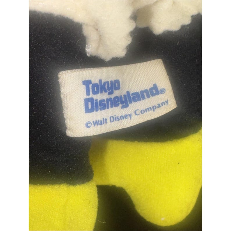 Vintage 1982 Minnie Maus Plüsch aus Tokyo Disneyland 11 "Mit beweglichen Armen Bild 5