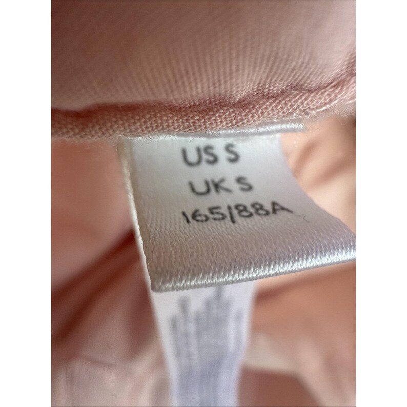 Free People Camisa rosa de manga larga con lazo en la espalda y botones imagen 9
