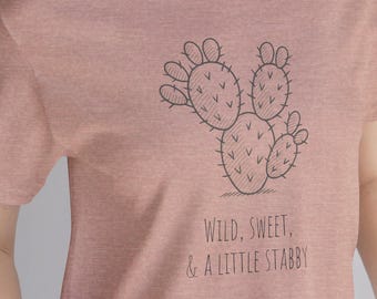 Sassy Prickly Pear Tee: Wild, Sweet, and a Little Stabby