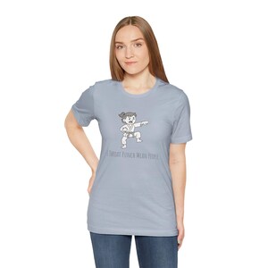 I Throat Punch Mean People Shirt: Funny Karate Tee image 7