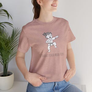 I Throat Punch Mean People Shirt: Funny Karate Tee image 5