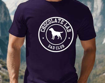 Camiseta del Club de Papás Labrador Chocolate – Regalo para Amantes de los Perros