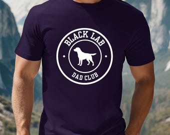 Camiseta del Club de Papás Labrador Negro, Regalo para Amantes de los Perros