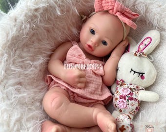 Muñeca bebé renacida de silicona de cuerpo completo de 16 pulgadas, realista, recién nacida, para regalo